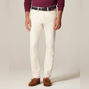 NWT J. CREW 484 Slim-Fit Five-Pocket Bergen Pant Sandwashed Canvas 31/30 $118